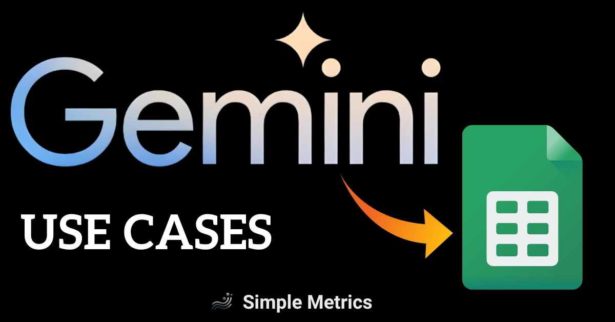 What are the use cases of using Gemini AI for Sheets?