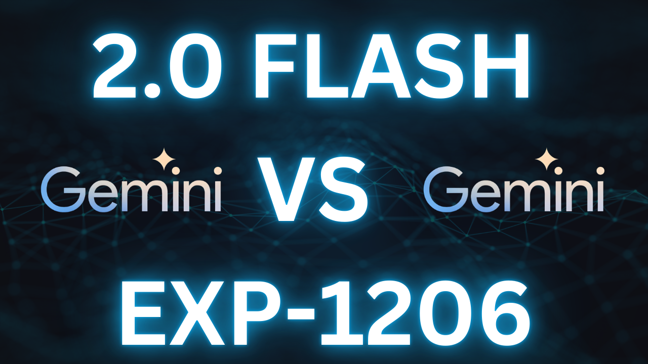 Gemini 2.0 Flash vs. Experimental 1206? Which is better?